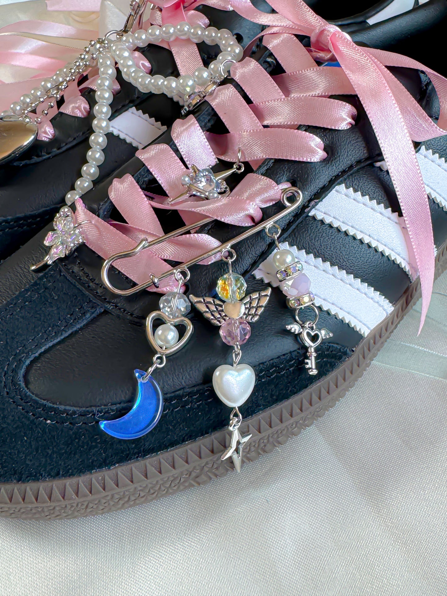 Bow Tie Shoelace Charm