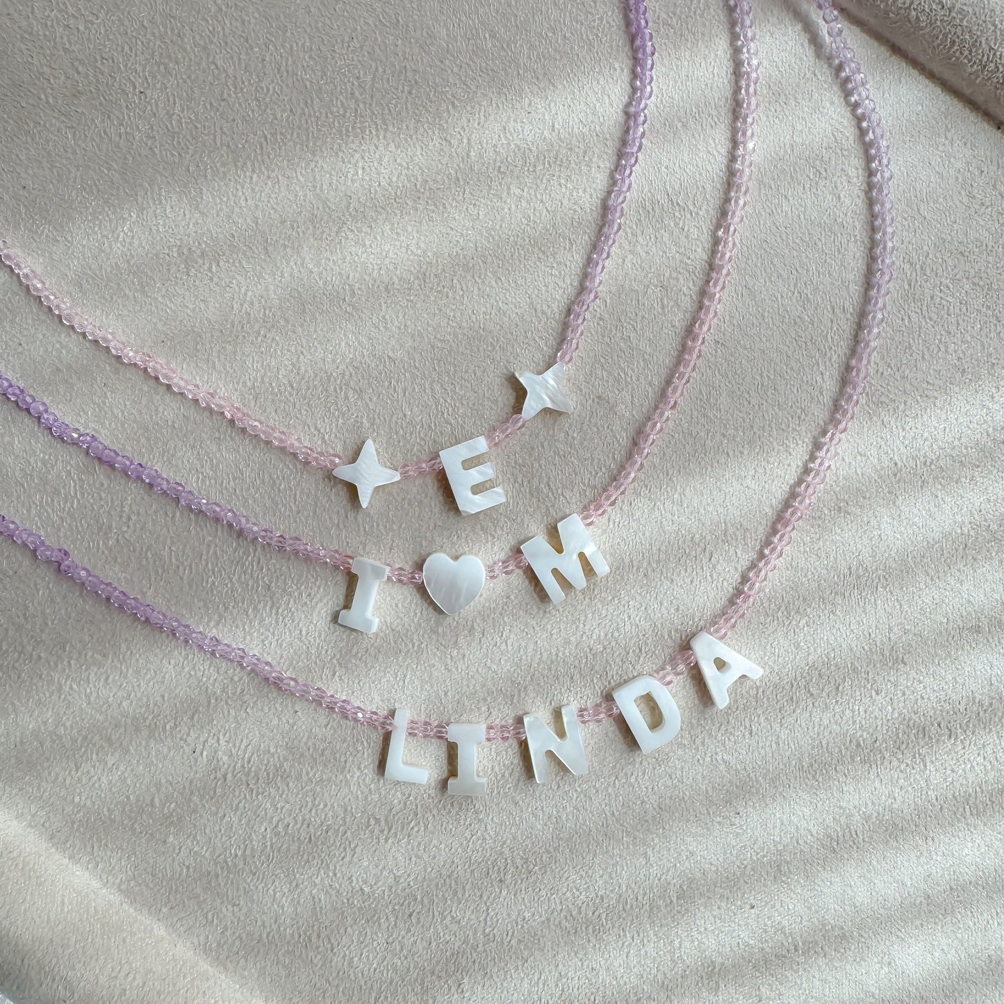 Mini Pink to Purple Ombre Choker