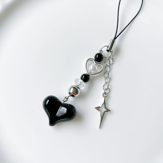 Black Y2K Phone Charm