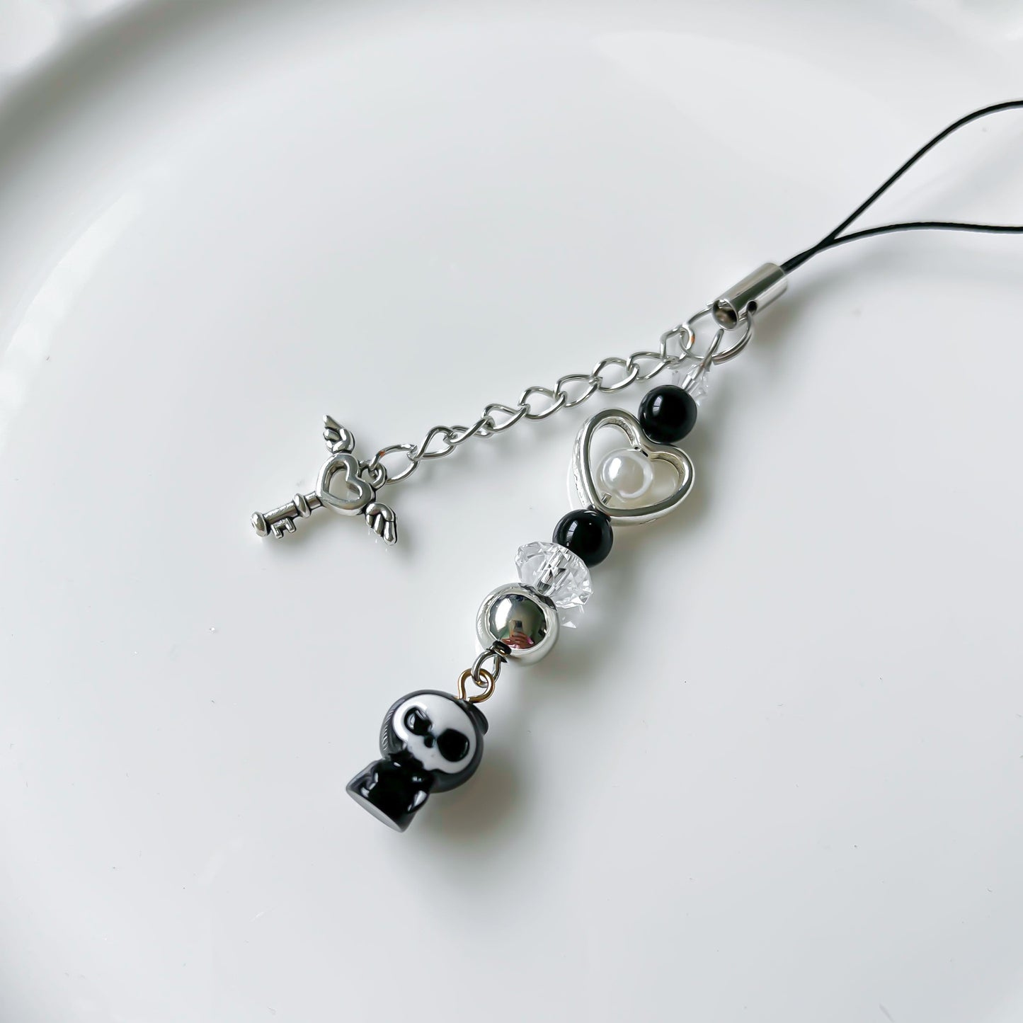 Black Y2K Phone Charm