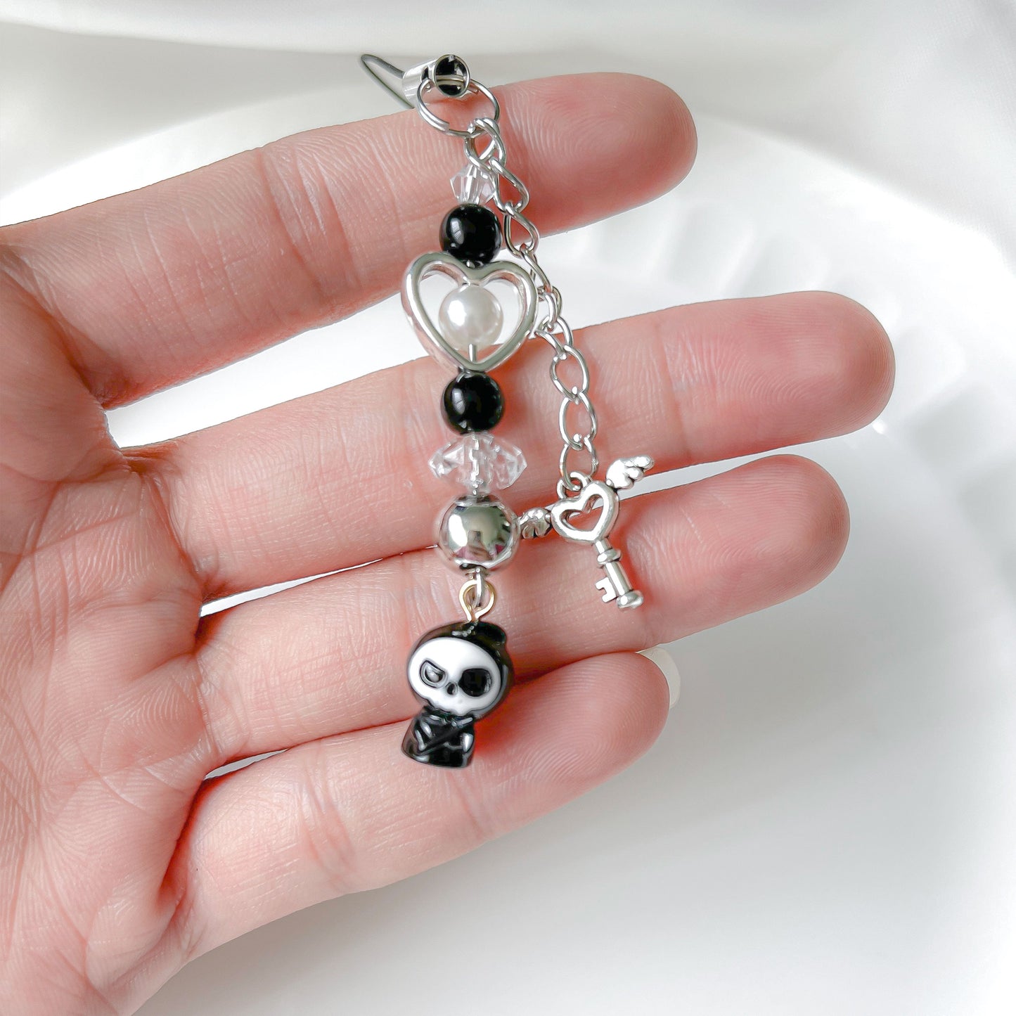 Black Y2K Phone Charm