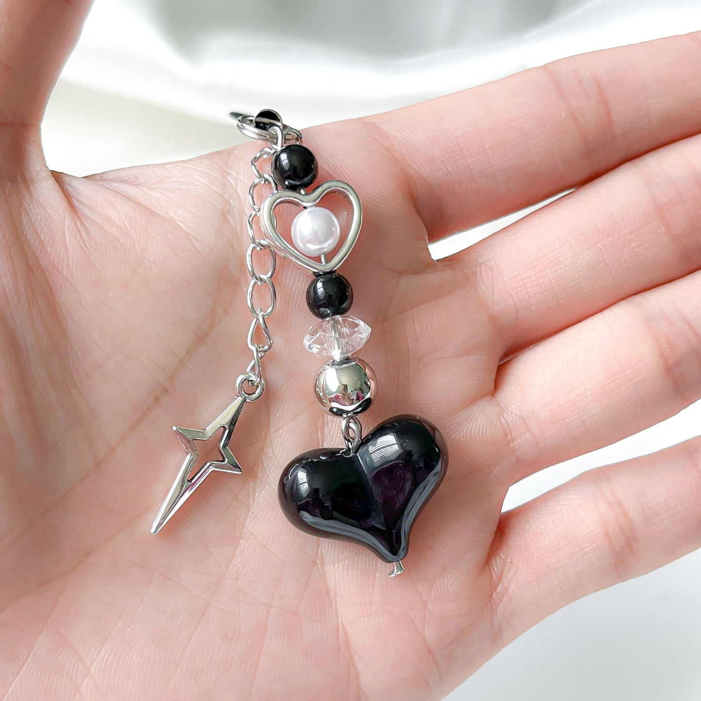 Black Y2K Phone Charm