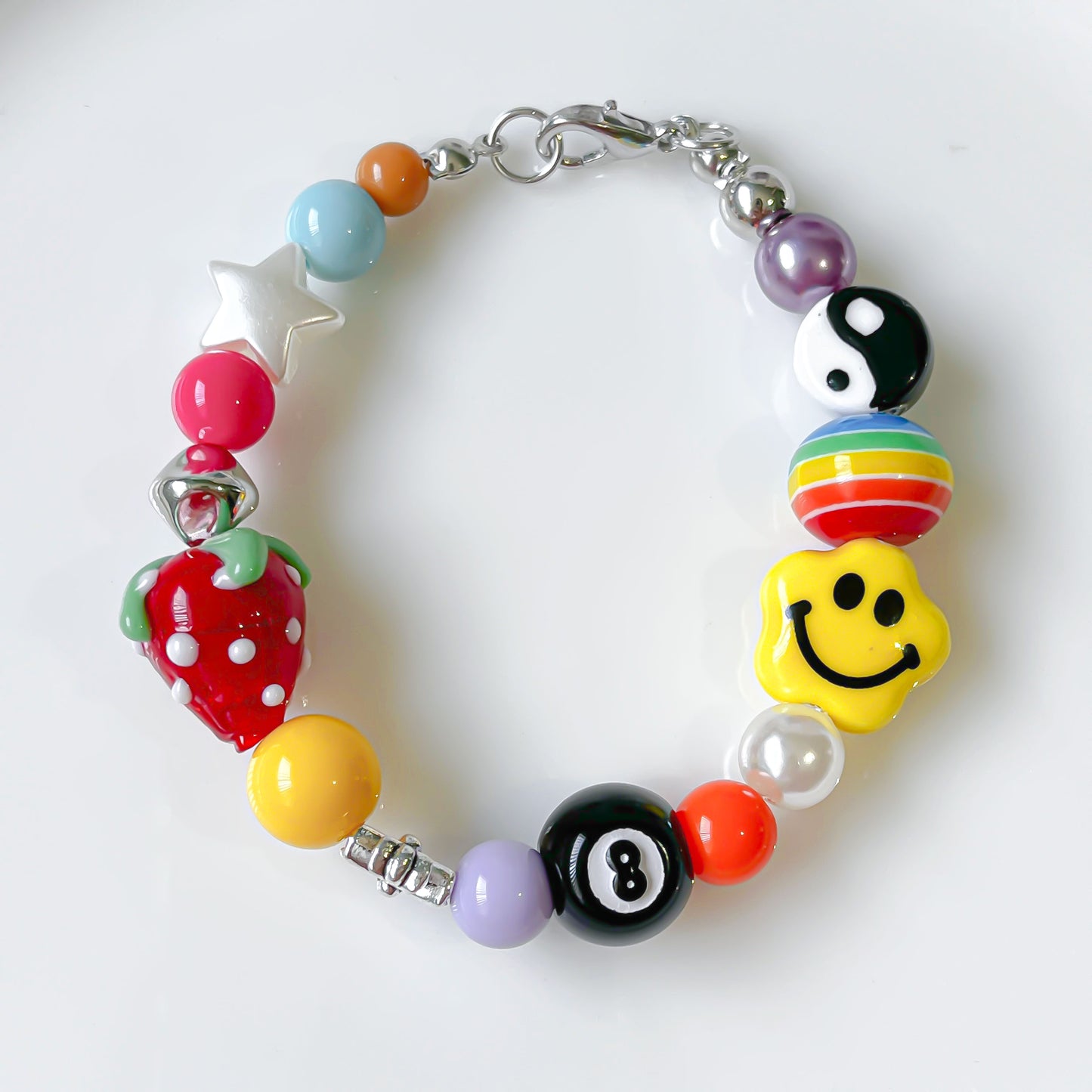 Funky Strawberry Necklace/Bracelet/Set