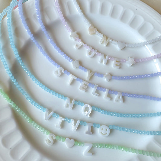 Minimal Letter Necklace