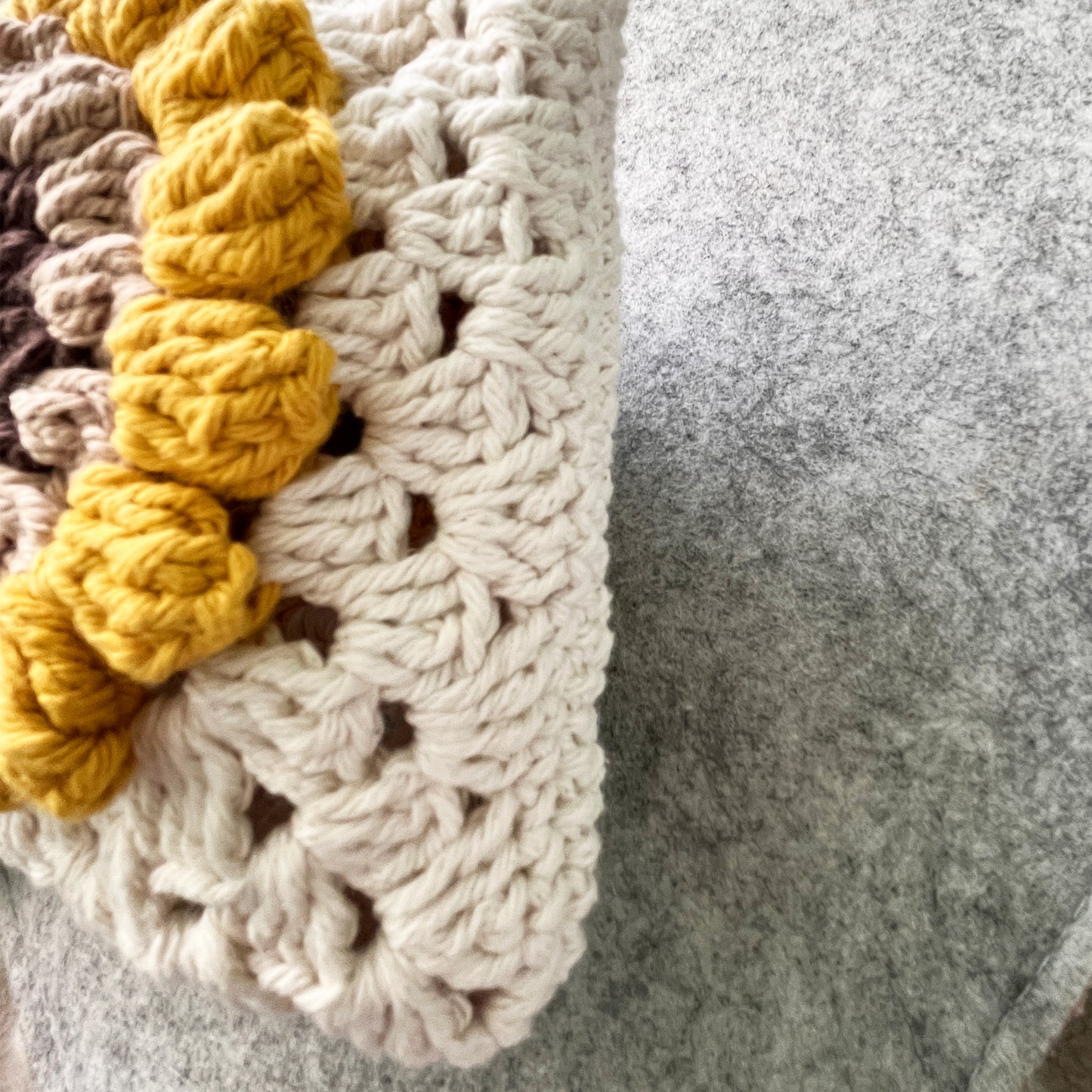 Sunflower Handmade Crochet Bag