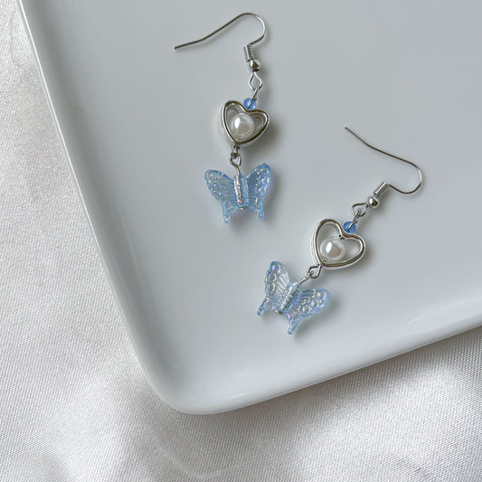 Blue Butterfly Earring