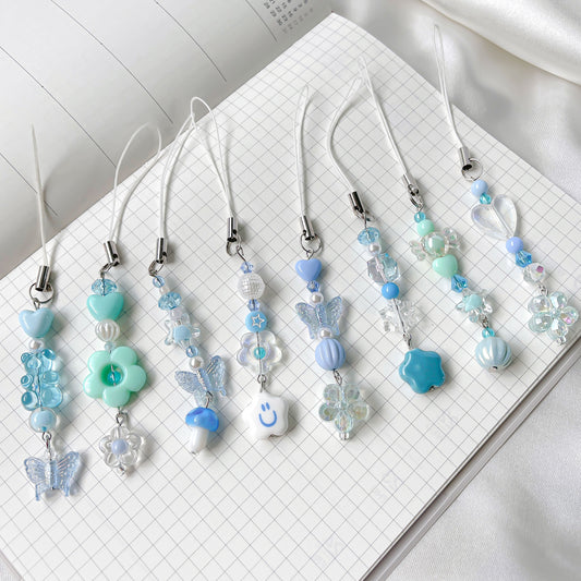 Blue Theme Phone Charm