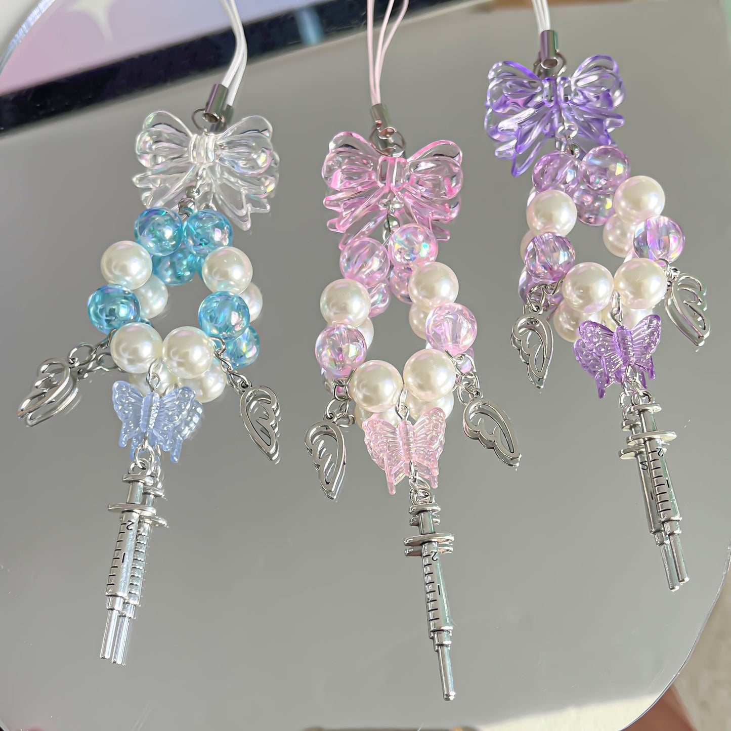 Wings phone charm