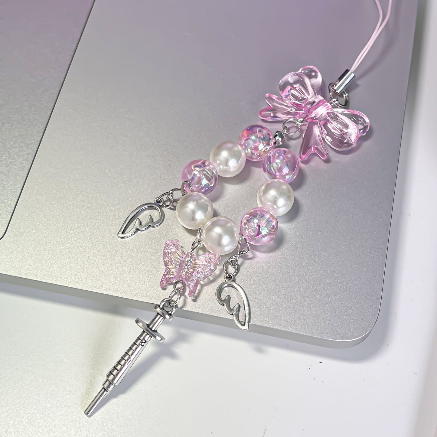 Wings phone charm