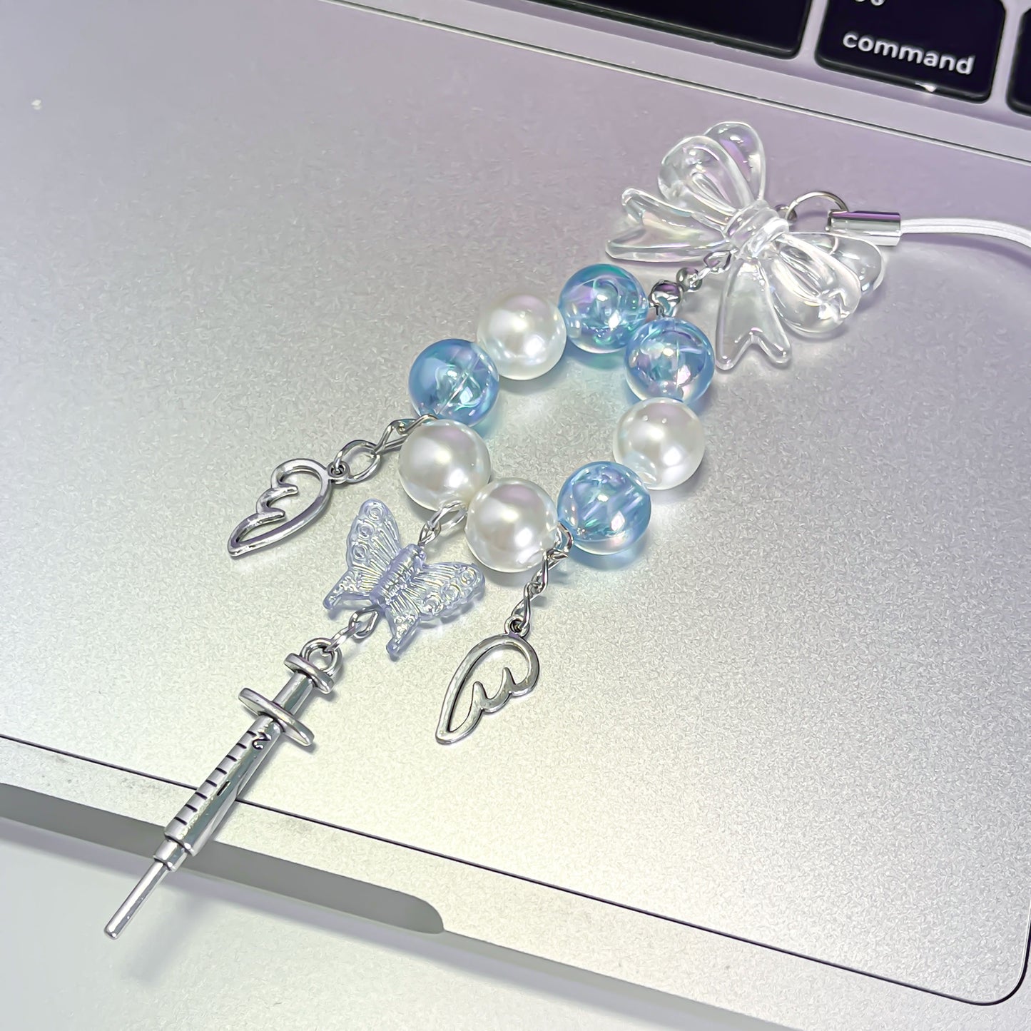 Wings phone charm