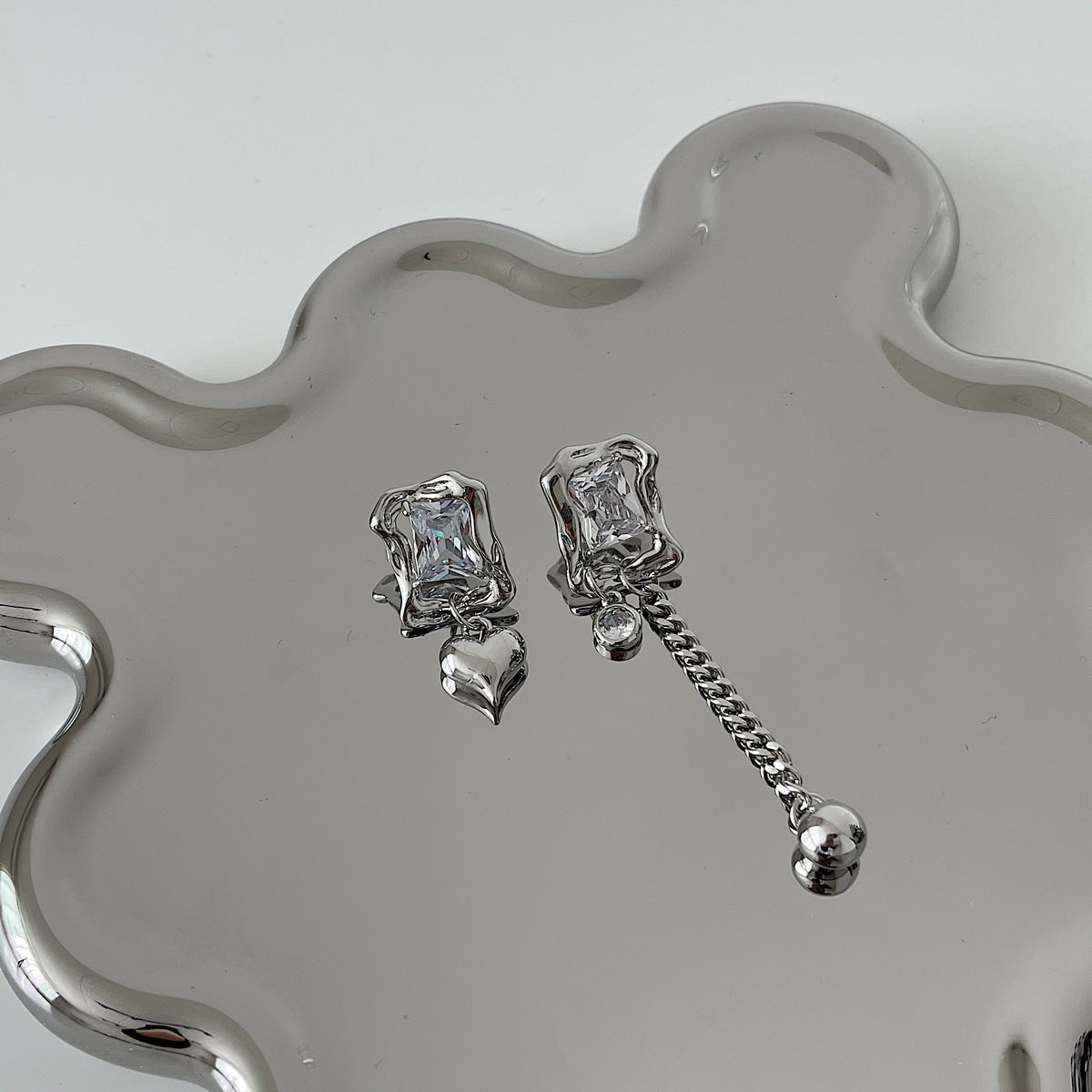 Irregular Ice Earring