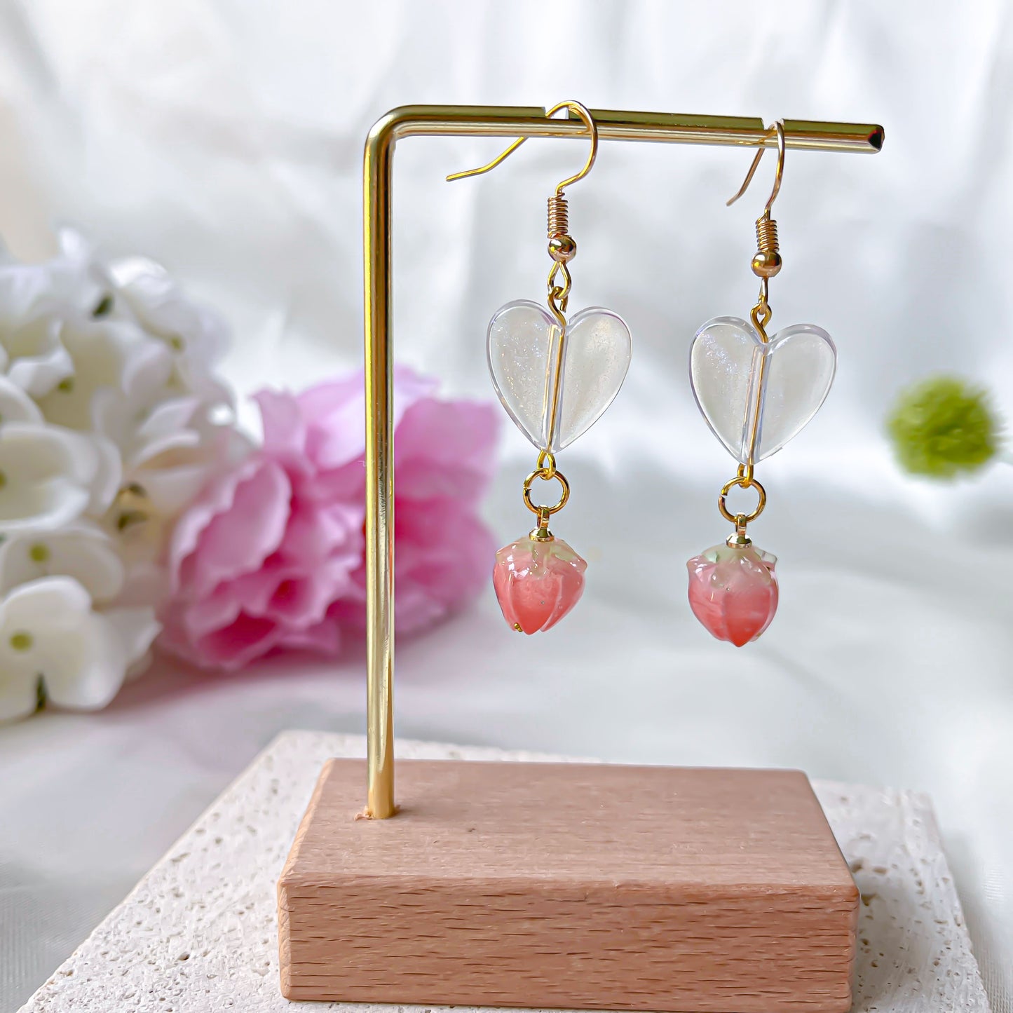 Berry Heart Earring