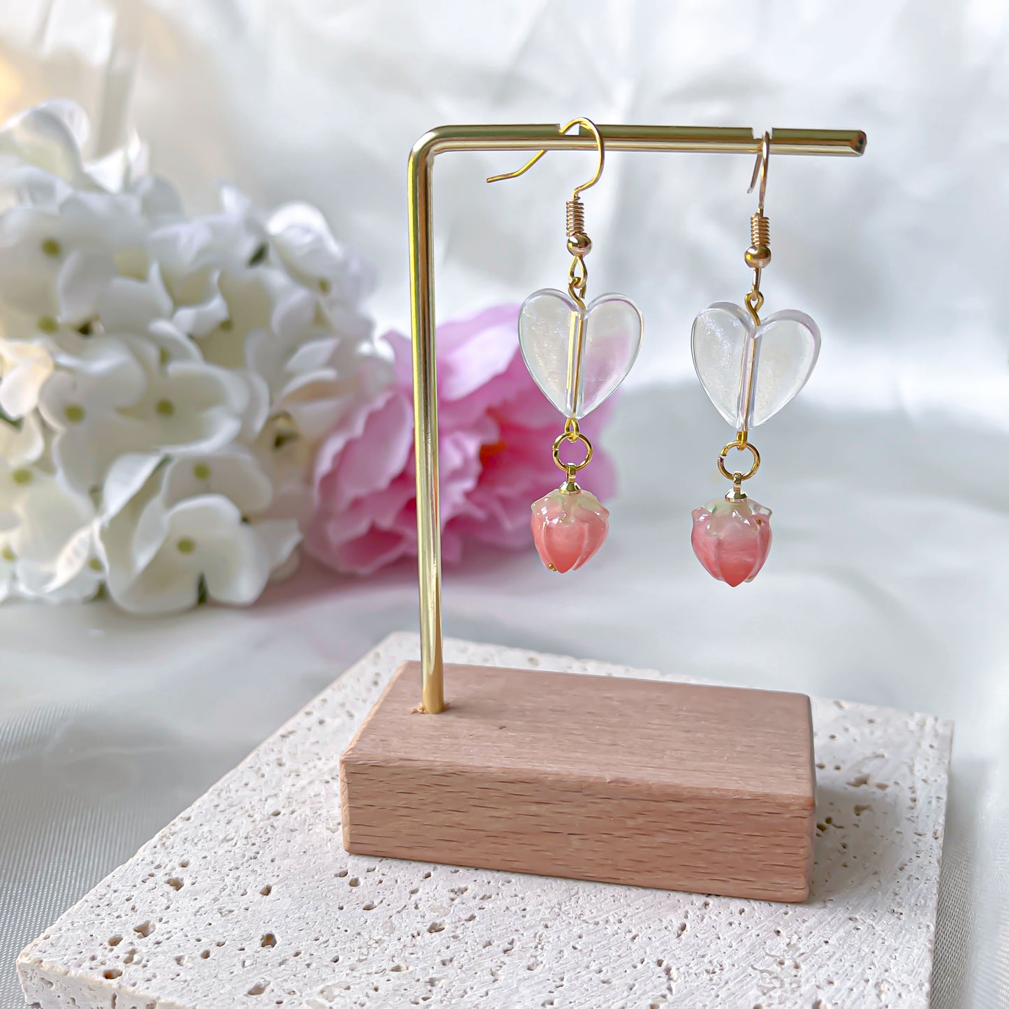 Berry Heart Earring