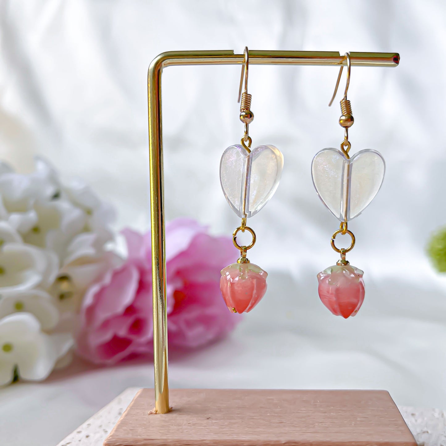 Berry Heart Earring