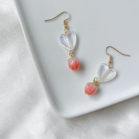 Berry Heart Earring
