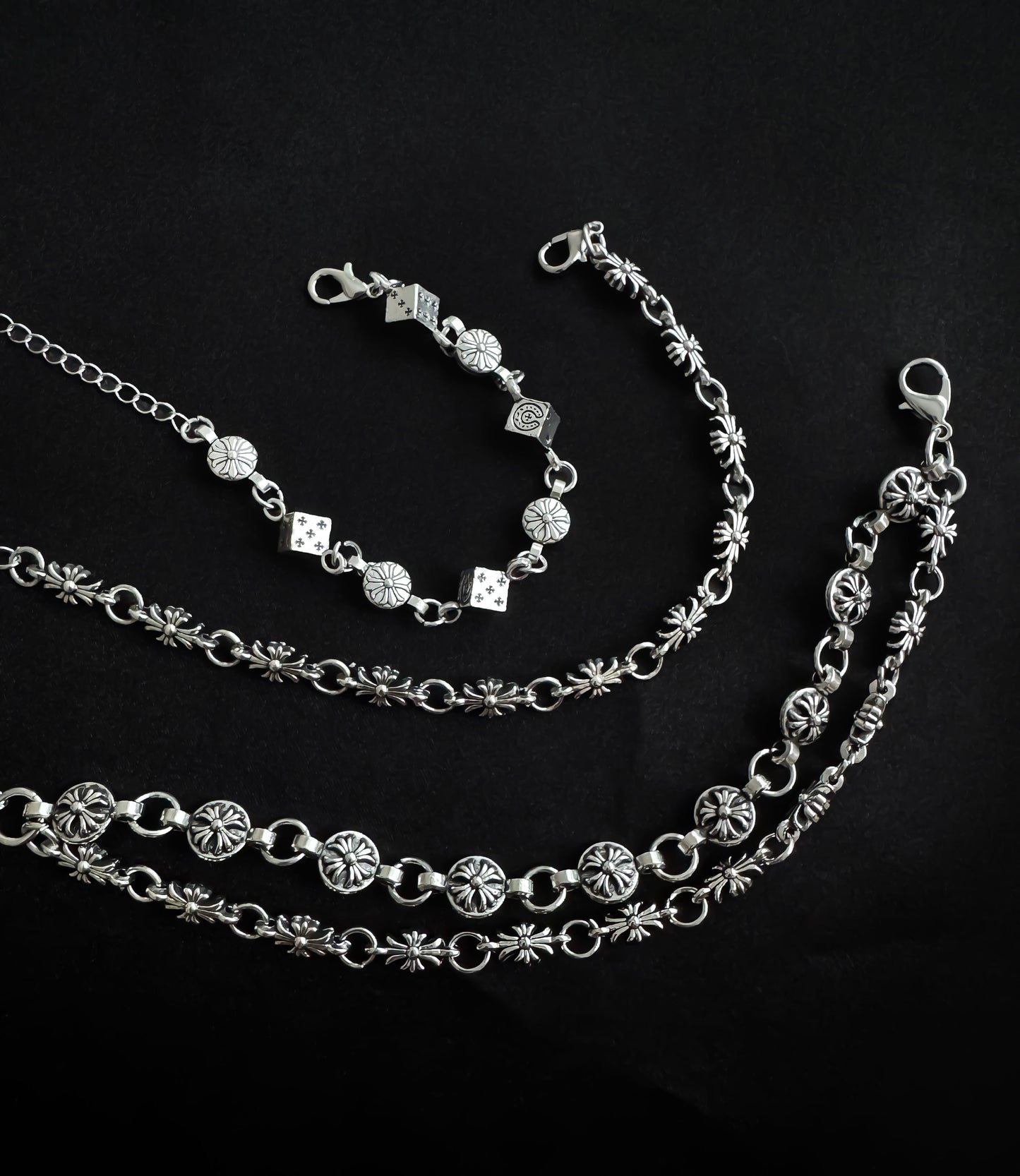 Gothic Silver Bracelet
