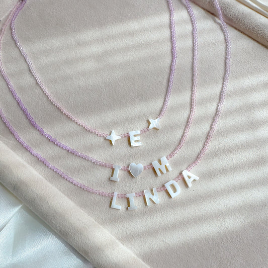 Mini Pink to Purple Ombre Choker