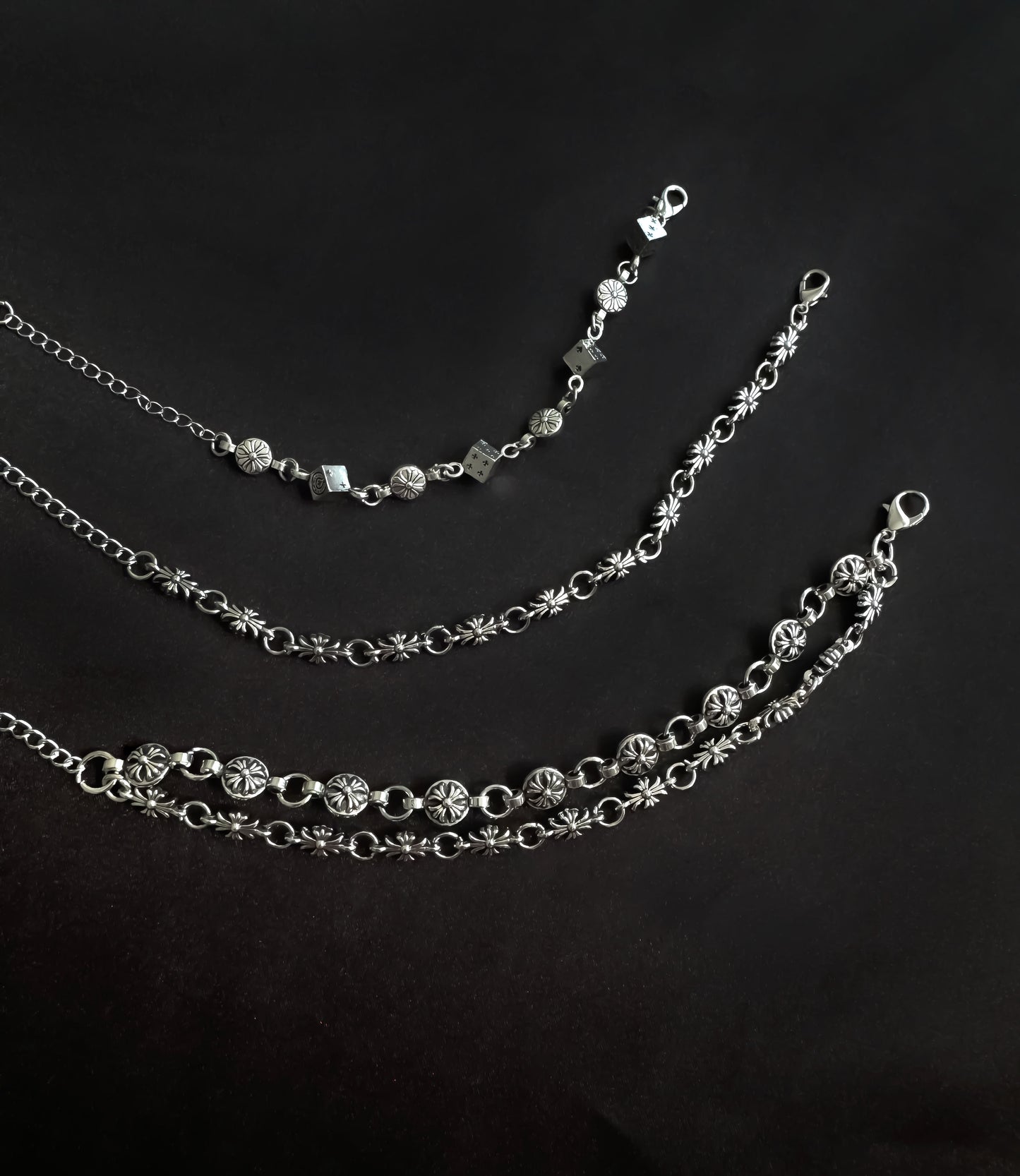 Gothic Silver Bracelet