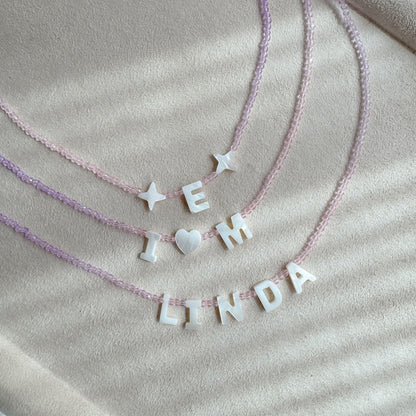 Mini Pink to Purple Ombre Choker