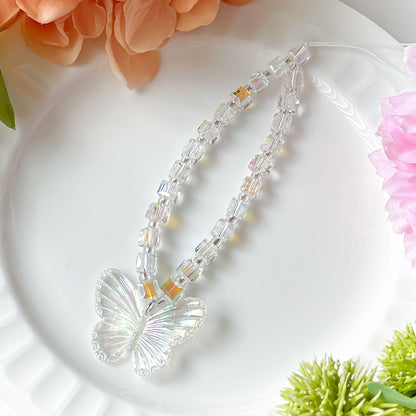 Super Shine Butterfly Phone Charm
