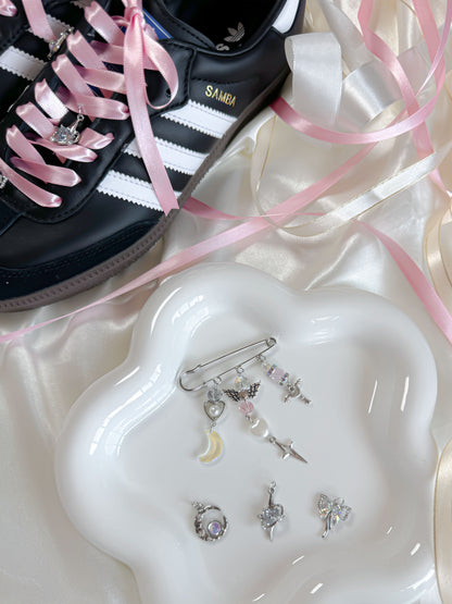 Bow Tie Shoelace Charm