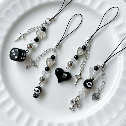 Black Y2K Phone Charm
