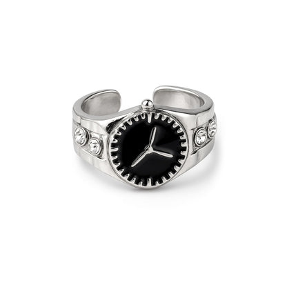 Timecore Gear Rings- Gold & Silver