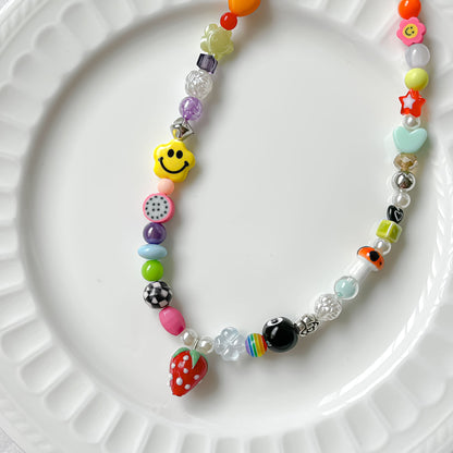 Funky Strawberry Necklace/Bracelet/Set