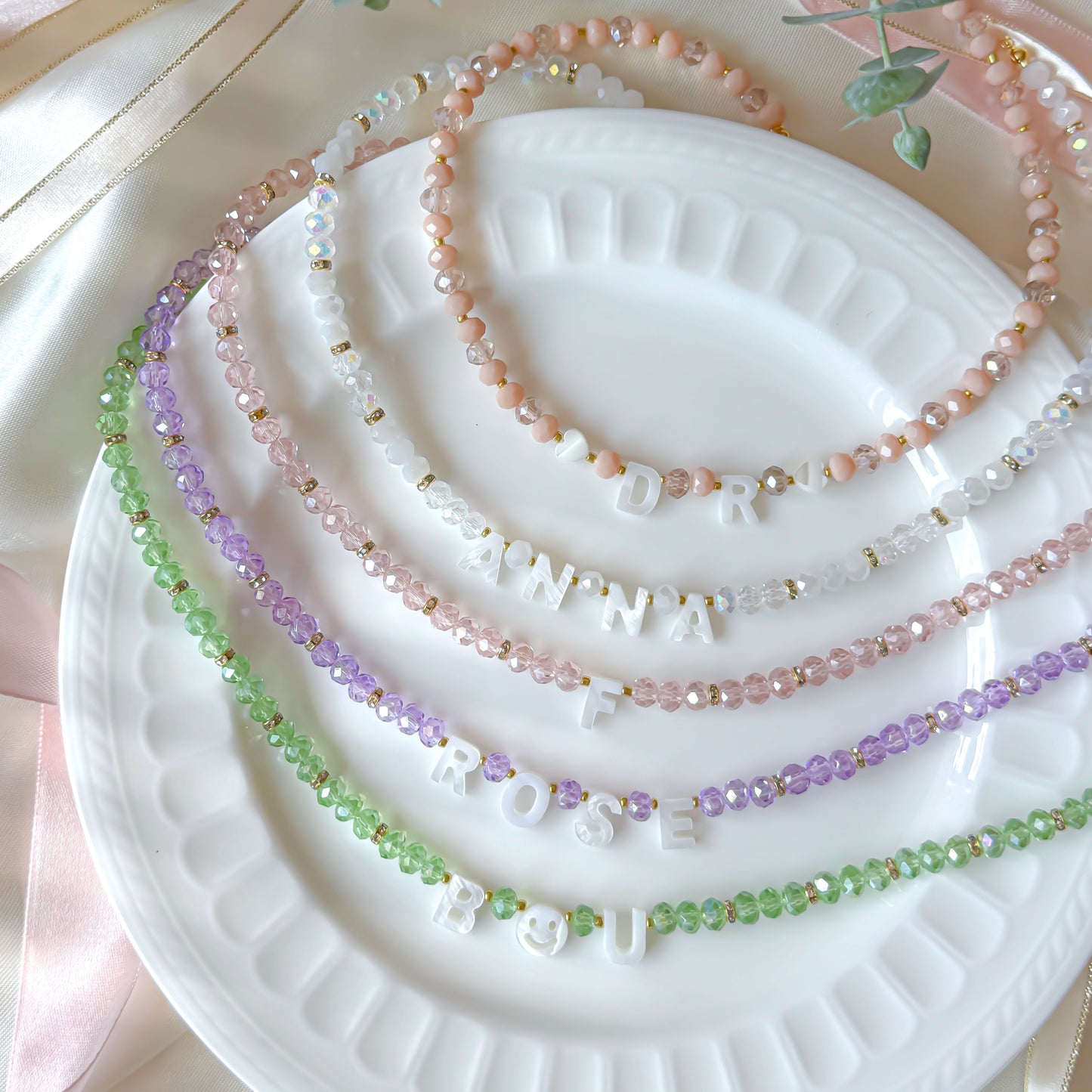 Pastel Dreams Name Necklace