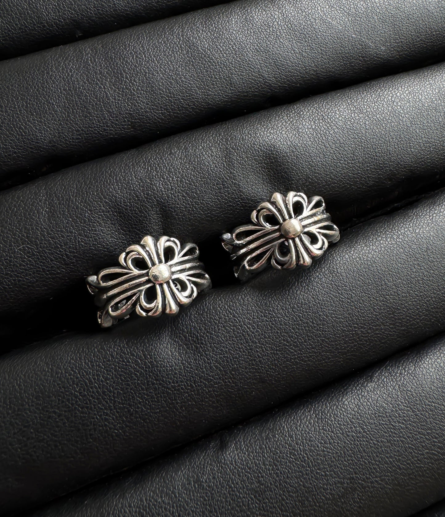 Gothic Y2K Stainless Steel Rings Set