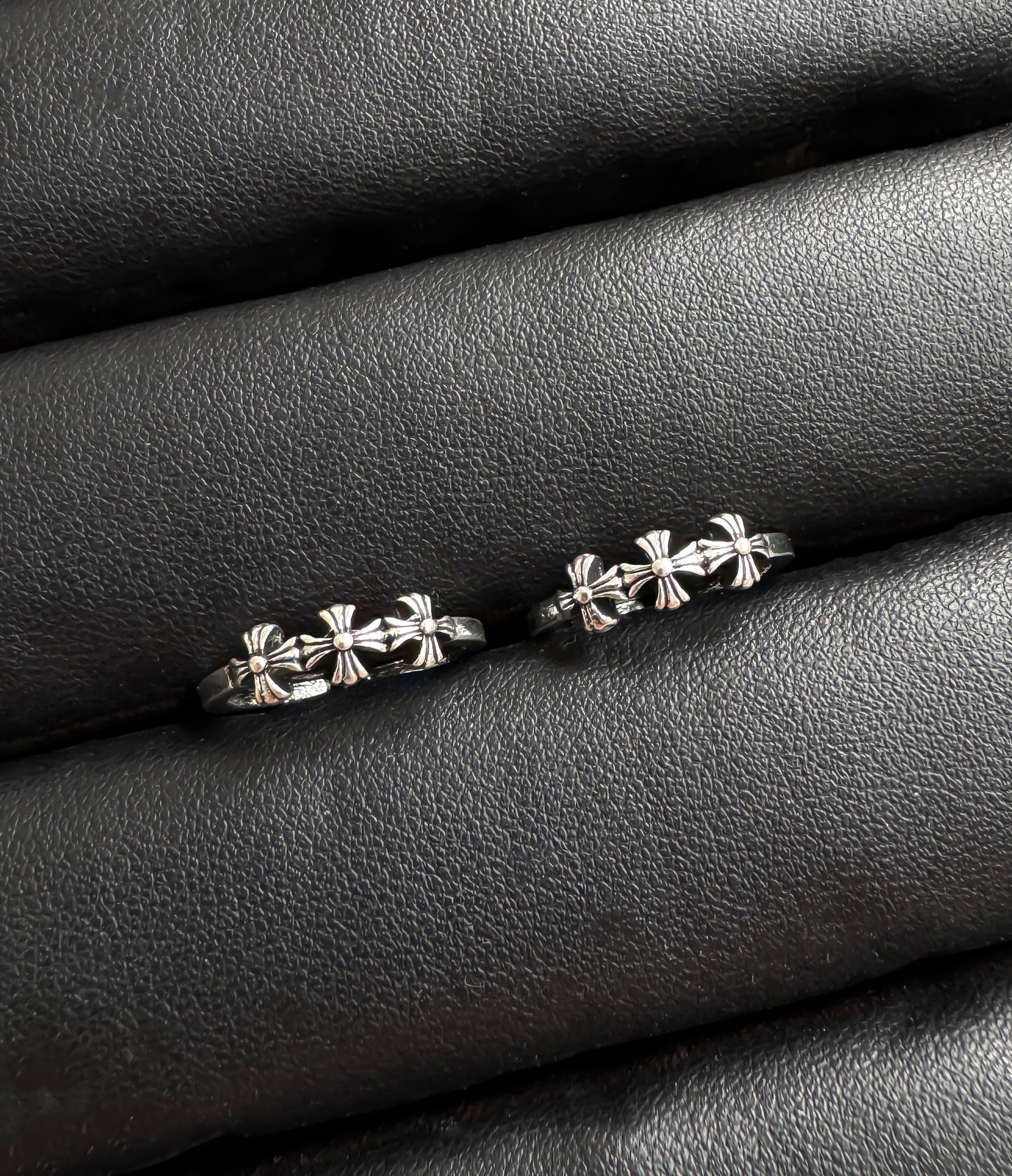 Gothic Y2K Stainless Steel Rings Set