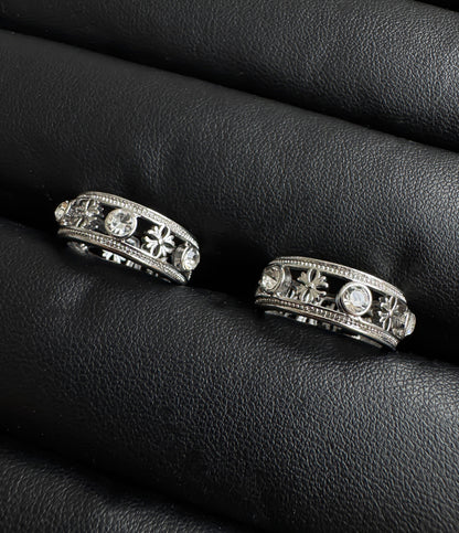 Gothic Y2K Stainless Steel Rings Set