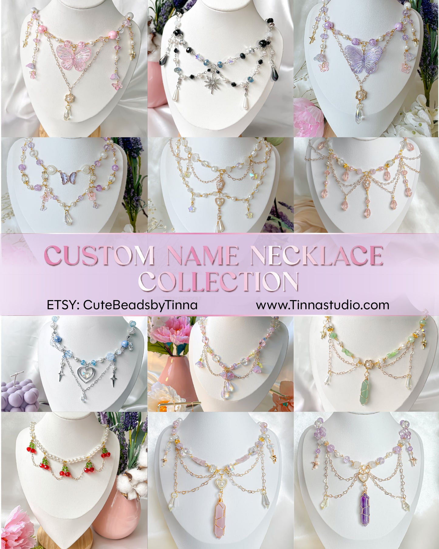 Starlit Bloom Butterfly Necklace