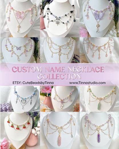 Starlit Bloom Butterfly Necklace