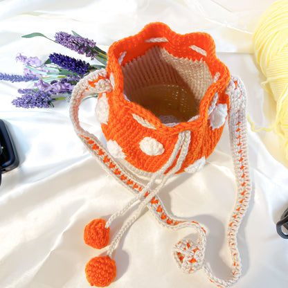 Mushroom Handmade Crochet Bag