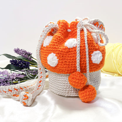 Mushroom Handmade Crochet Bag