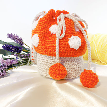 Mushroom Handmade Crochet Bag