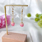 Pink Berry Butterfly Earring