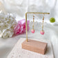 Pink Berry Butterfly Earring