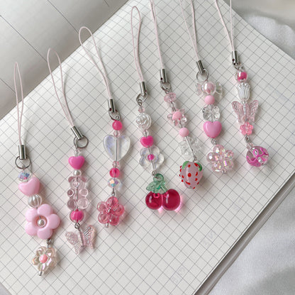 Pink Phone Charm