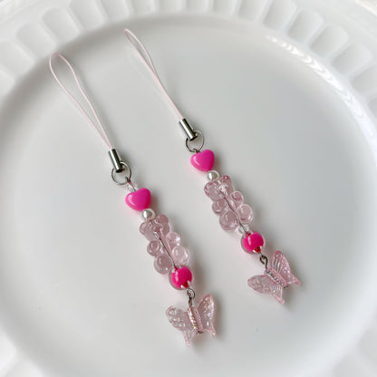 Pink Phone Charm