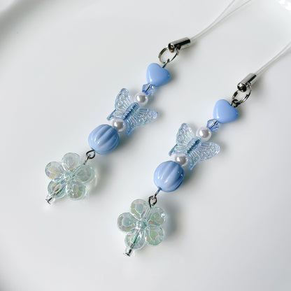 Blue Theme Phone Charm