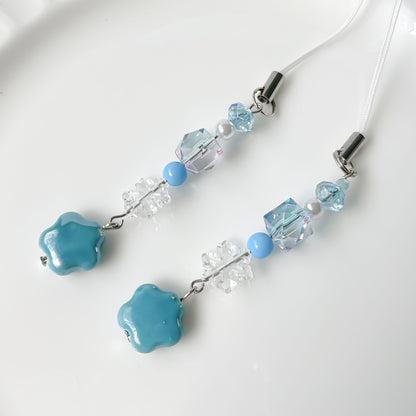 Blue Theme Phone Charm