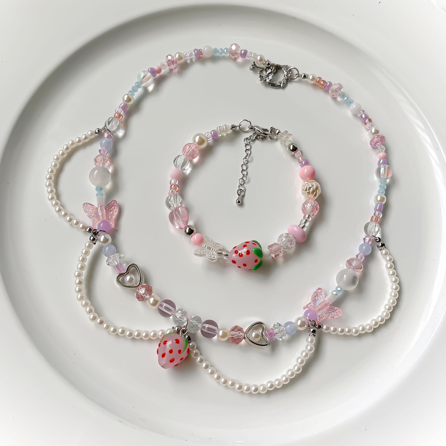 Fairy Strawberry Necklace