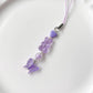 Purple Phone Charm
