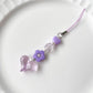 Purple Phone Charm