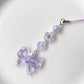 Purple Phone Charm