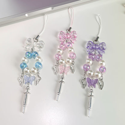 Wings phone charm