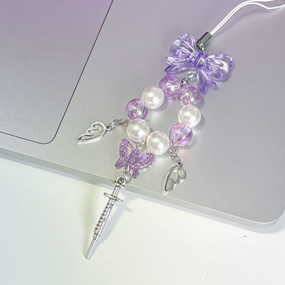 Wings phone charm