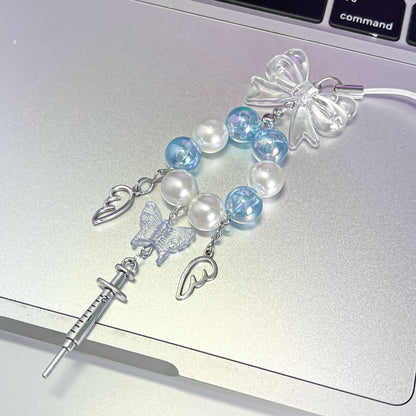 Wings phone charm